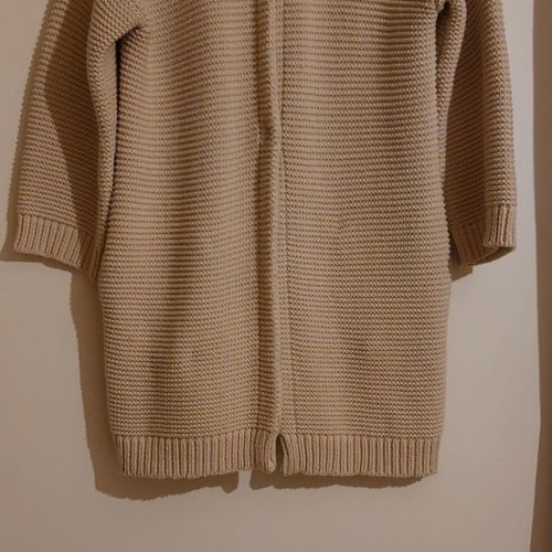 Knitted cardigan used, size S, beige