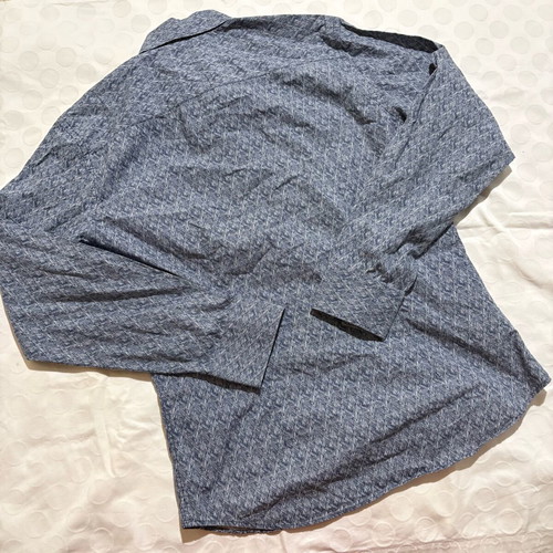 Mango long-sleeve slim fit shirt blue pastel like new size M