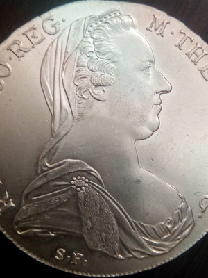 Maria Theresia Large Silver Coin new 28g .835 Silver