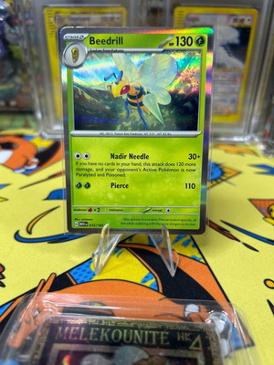 Κάρτα Pokemon Beedrill Holographic νέα, με θήκη