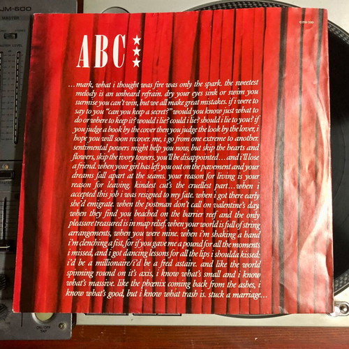 ABC The Lexicon Of Love vinyl LP album used, pop