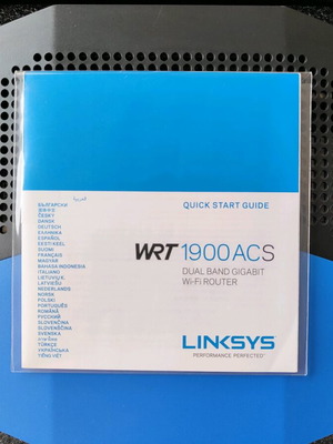Router Linksys WRT 1900 ACS σαν καινούργιο, 2.4 & 5 GHz N600+AC 1300
