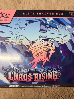 Pokemon Chaos Rising Elite Trainer Box sealed