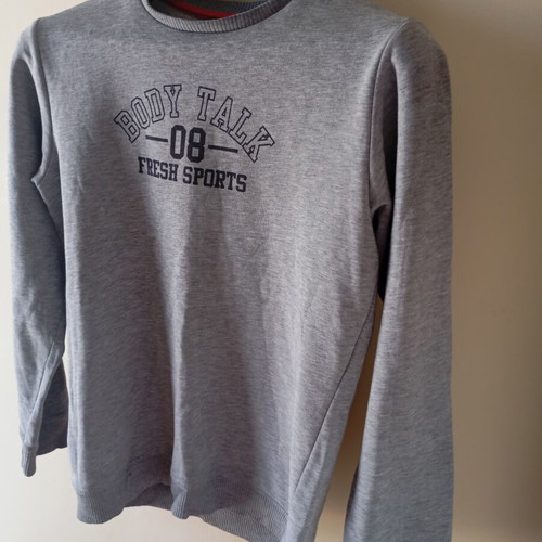 BodyTalk grey kids sweatshirt with lettering, size 164 cm, age 14