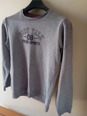 BodyTalk grey kids sweatshirt with lettering, size 164 cm, age 14