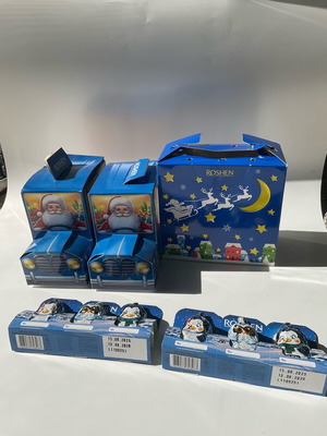 Roshen σοκολάτες καινούργιες, χριστουγεννιάτικες καραμέλες και γλυφιτζούρια