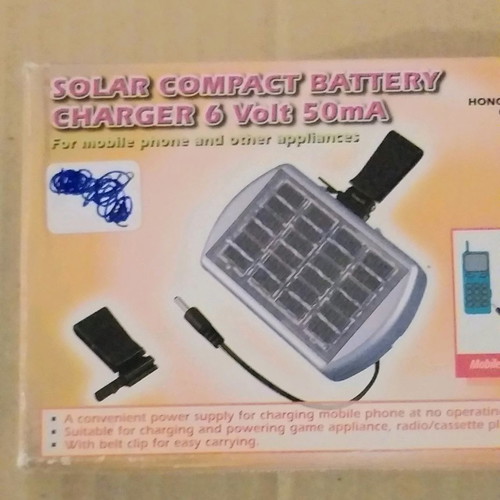 Solar charger 6volt 50mA new