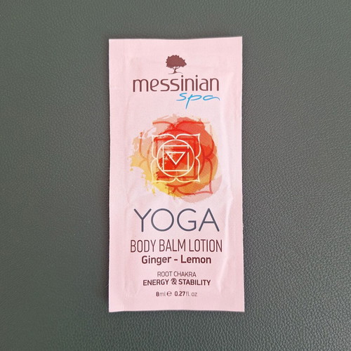 Messinian Spa Yoga Body Balm Lotion Ginger & Lemon samples 8x8ml new