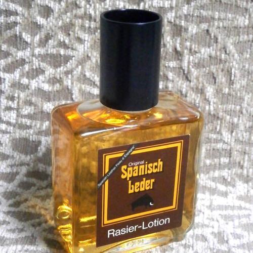 Spanish Leather aftershave 100ml and luxury soap 100g, vintage West Germany