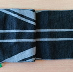 United Colors of Benetton scarf with England flag design, grey and black