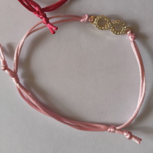 Regulative pink duo set bracelets new, mother and child gift