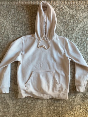 Adidas hoodie like new, size small, white and beige