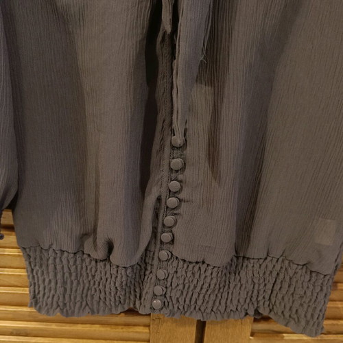 Sunny crop shirt grey like new, size S/M