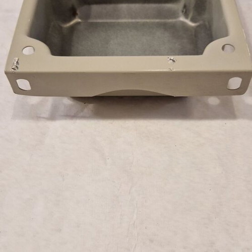 Metal Transformer Cover End Bell 10.5 x 12 cm, set of 2