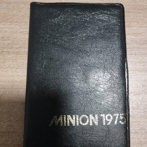 Minion 1975 agenda like new