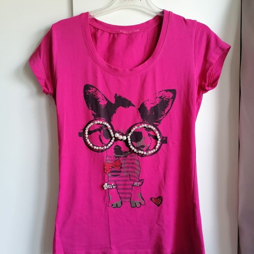 Girls' set with leggings and blouse for 10 years old, like new, pink