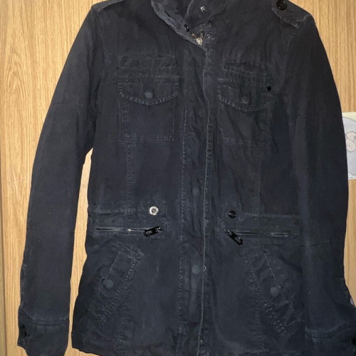 Men's jacket used, size S, black