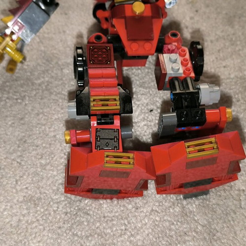 Lego 9448 Ninjago Rise of the Snakes Samurai mech used with missing parts