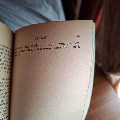 Set of 2 vintage French books Le Lac and Science de l'amour used