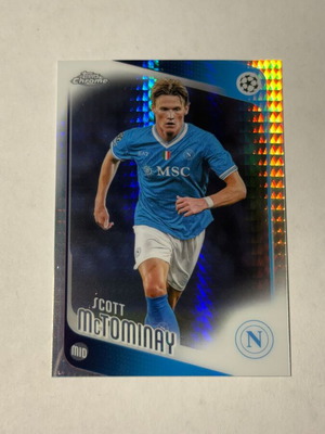 Scott McTominay Silver Napoli sticker card like new