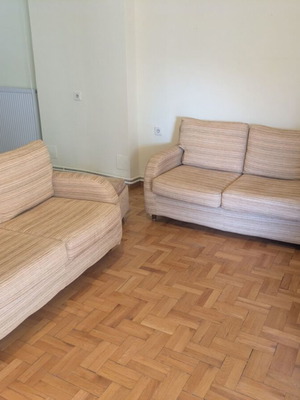 Sofa set with two-seater, three-seater and ottoman