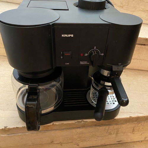 Krups Cafepresso coffee maker used for French and espresso