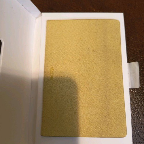 Iqos Iluma Prime microfiber cover like new, Warm Yellow