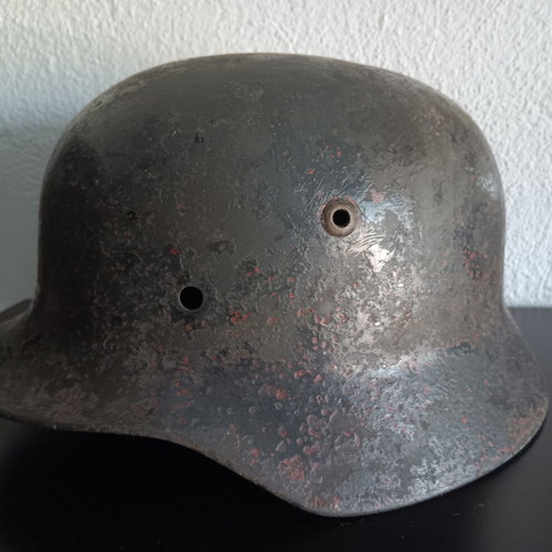 German Military Helmet M35 Luftwaffe used, collectible