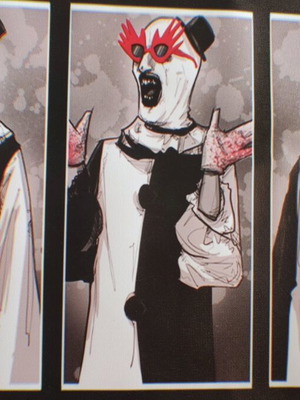 Terrifier Art the clown canvas painting new without frame