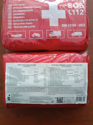 Car first aid kit DIN 13164-2022 new