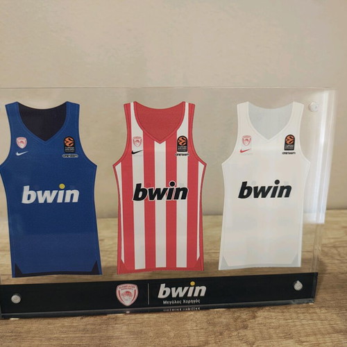 Plexiglass Olympiakos used, authentic