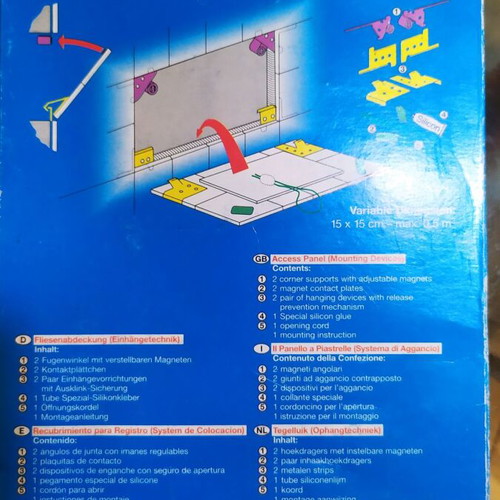 Access panel for tiles new