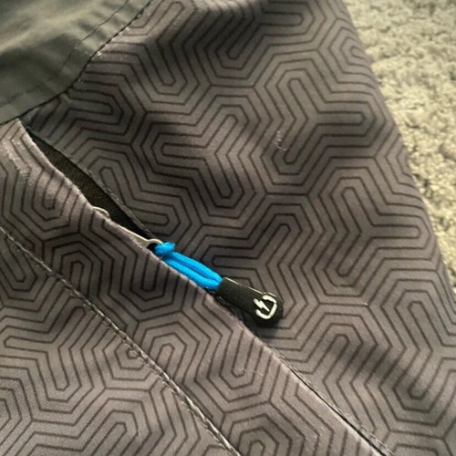 Emerson jacket like new, black and blue