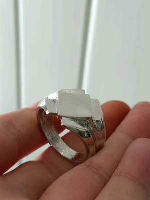 Men's stainless steel ring size 23 new