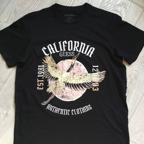 Guess Jeans Heron Regular Fit T-shirt size S like new, black
