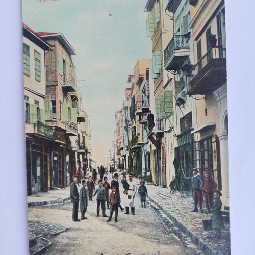 Old Crete Souvenir Postcard used, 1900s