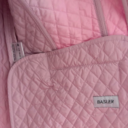Basler jacket and long-sleeve blouse set like new, pink, size 4XL