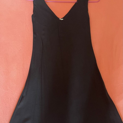 Ishtar Fashiontales mini dresses used, brown skater & black sleeveless V