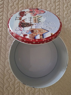 Metal Christmas box