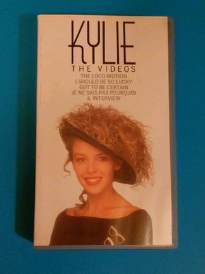 Kylie Minogue The Videos 1988 VHS like new, collector's item