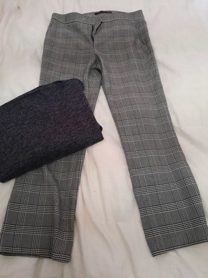 Pants like new, size M, gift blouse included