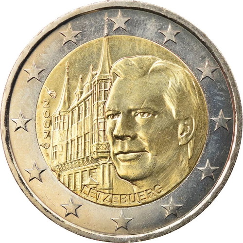 Luxembourg 2 euro 2007 new uncirculated UNC