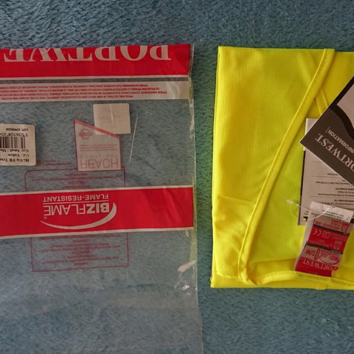 Portwest reflective vest new, flame retardant, size Small/Medium