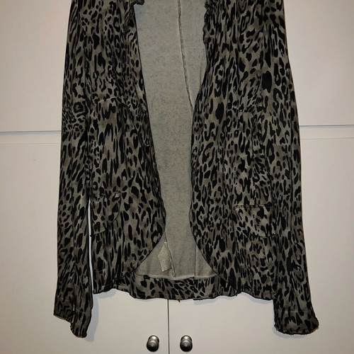 Celestino women's jacket with leopard pattern blazer style like new