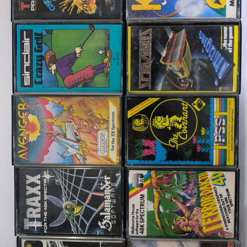 ZX Spectrum game collection used, pack of 10 authentic titles