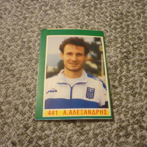 A. Alexandris Greek National Football 1994 Carousel Sticker new