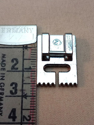 Nervir presser foot for home sewing machine new with 9 grooves