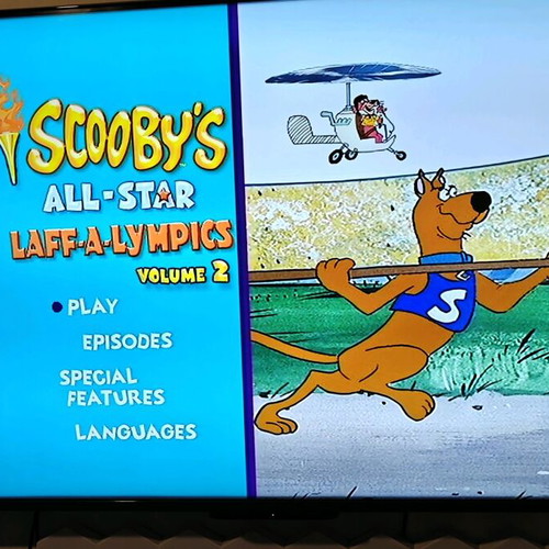 Scooby’s All-Star Laff-A-Lympics DVD used, dubbed