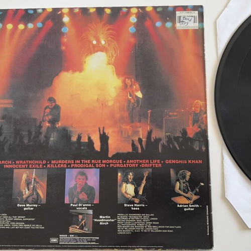 Iron Maiden Killers LP vinyl 1981 first press mint condition