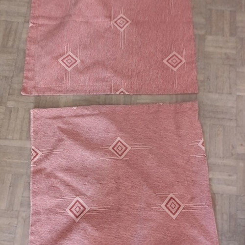 Pillow covers like new, pack of 2, 62x66 cm, orange brown